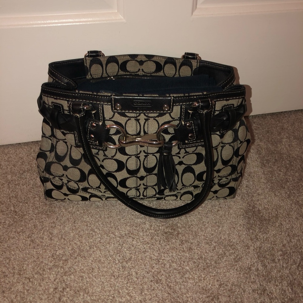 Authentic Coach bag in black